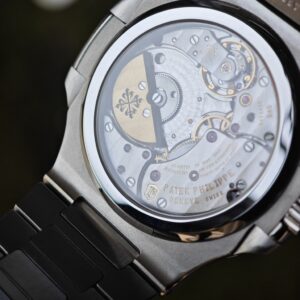 (Top customization) Patek Philippe Nautilus 5712A, original genuine two needle 240 improved, customized for the best effect, replacing gradient blue dial, substitute hands, best replacement moon phase, and ball top needle shaft. German craftsmanship 1:1 customized case and strap, after secondary polishing and grinding, - Image 20