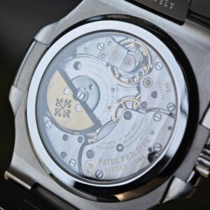 (Top customization) Patek Philippe Nautilus 5712A, original genuine two needle 240 improved, customized for the best effect, replacing gradient blue dial, substitute hands, best replacement moon phase, and ball top needle shaft. German craftsmanship 1:1 customized case and strap, after secondary polishing and grinding, - Image 21