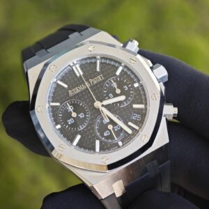 AP Royal Oak 26240, APS factory version, black dial, V2 version Shanghai 4401 integrated movement - Image 7