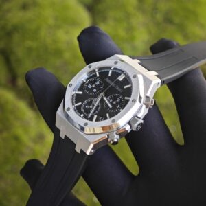AP Royal Oak 26240, APS factory version, black dial, V2 version Shanghai 4401 integrated movement - Image 11