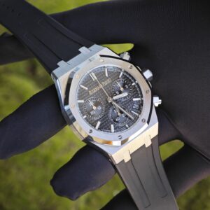 AP Royal Oak 26240, APS factory version, black dial, V2 version Shanghai 4401 integrated movement - Image 12