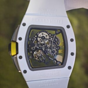 Richard Mill 61-01 Green Track, APS Factory Edition, Dandong Integrated Movement. Natural white rubber strap, titanium buckle - Image 10