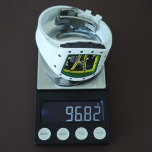 Richard Mill 61-01 Green Track, APS Factory Edition, Dandong Integrated Movement. Natural white rubber strap, titanium buckle - Image 14