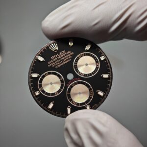 Rolex Daytona 116505 rose gold, German CNC customized 18K pure gold case and strap, modified with original genuine dial, hands, mirror, and bezel. Dandong 4130 Movement - Image 6