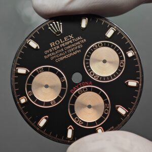 Rolex Daytona 116505 rose gold, German CNC customized 18K pure gold case and strap, modified with original genuine dial, hands, mirror, and bezel. Dandong 4130 Movement - Image 8