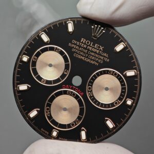 Rolex Daytona 116505 rose gold, German CNC customized 18K pure gold case and strap, modified with original genuine dial, hands, mirror, and bezel. Dandong 4130 Movement - Image 9