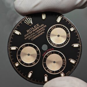 Rolex Daytona 116505 rose gold, German CNC customized 18K pure gold case and strap, modified with original genuine dial, hands, mirror, and bezel. Dandong 4130 Movement - Image 10