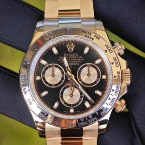 Rolex Daytona 116505 rose gold, German CNC customized 18K pure gold case and strap, modified with original genuine dial, hands, mirror, and bezel. Dandong 4130 Movement - Image 57