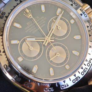 Rolex Daytona 116505 rose gold, German CNC customized 18K pure gold case and strap, modified with original genuine dial, hands, mirror, and bezel. Dandong 4130 Movement - Image 64