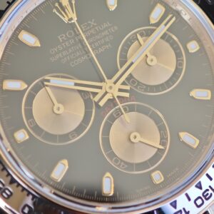 Rolex Daytona 116505 rose gold, German CNC customized 18K pure gold case and strap, modified with original genuine dial, hands, mirror, and bezel. Dandong 4130 Movement - Image 65