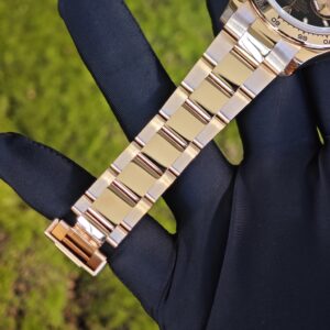 Rolex Daytona 116505 rose gold, German CNC customized 18K pure gold case and strap, modified with original genuine dial, hands, mirror, and bezel. Dandong 4130 Movement - Image 76