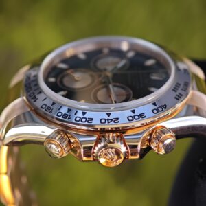 Rolex Daytona 116505 rose gold, German CNC customized 18K pure gold case and strap, modified with original genuine dial, hands, mirror, and bezel. Dandong 4130 Movement - Image 72