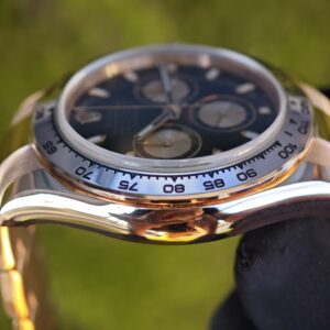 Rolex Daytona 116505 rose gold, German CNC customized 18K pure gold case and strap, modified with original genuine dial, hands, mirror, and bezel. Dandong 4130 Movement - Image 74