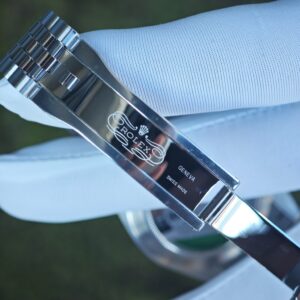 41mm Rolex DateJust m126300 green dial, customized and modified genuine watch accessories, dial, hands, mirror, crown four piece set. Dandong 3235 integrated movement, 904L steel strap - Image 26