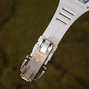 Richard Mille RM-055 white ceramic, ZF case, Vaucher RMUL2 super movement, natural white rubber strap, titanium buckle - Image 22