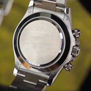 Rolex Daytona VIP watch model 126599TRU 1:1CNC customized case, strap, buckle, customized best dial, and hands. Handmade inlaid natural ruby outer ring, Dandong 4130 movement - Image 34