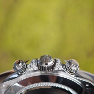 Rolex Daytona VIP watch model 126599TRU 1:1CNC customized case, strap, buckle, customized best dial, and hands. Handmade inlaid natural ruby outer ring, Dandong 4130 movement - Image 31