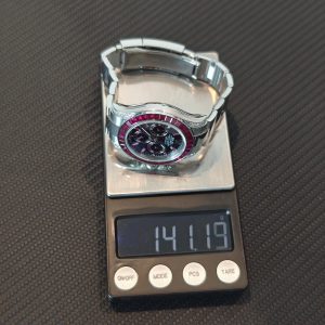 Rolex Daytona VIP watch model 126599TRU 1:1CNC customized case, strap, buckle, customized best dial, and hands. Handmade inlaid natural ruby outer ring, Dandong 4130 movement - Image 39
