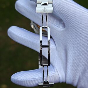 (Top Customization) Patek Philippe 5711/111P, original data 1:1 customized case and strap, hand inlaid sapphire outer ring, customized best substitute for dial, pointer, calendar, and ACE324 integrated movement - Image 16