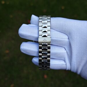 (Top Customization) Patek Philippe 5711/111P, original data 1:1 customized case and strap, hand inlaid sapphire outer ring, customized best substitute for dial, pointer, calendar, and ACE324 integrated movement - Image 15