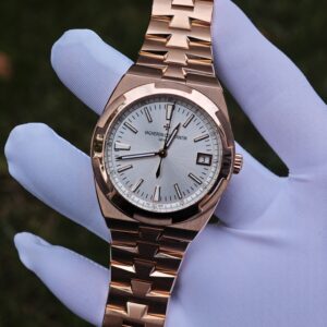 Vacheron Constantin 4500V customized best alternative white dial and hands, the entire watch is plated with 18K rose gold (the same color as GEN) - Image 7