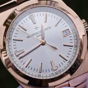 Vacheron Constantin 4500V customized best alternative white dial and hands, the entire watch is plated with 18K rose gold (the same color as GEN) - Image 10