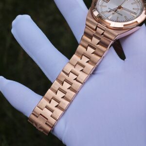 Vacheron Constantin 4500V customized best alternative white dial and hands, the entire watch is plated with 18K rose gold (the same color as GEN) - Image 17