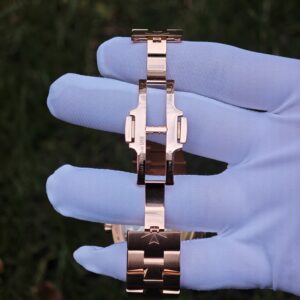 Vacheron Constantin 4500V customized best alternative white dial and hands, the entire watch is plated with 18K rose gold (the same color as GEN) - Image 19