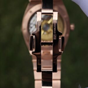 Vacheron Constantin 4500V customized best alternative white dial and hands, the entire watch is plated with 18K rose gold (the same color as GEN) - Image 20