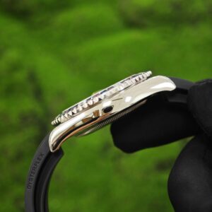 Rolex Yacht Master Series 40mm 126679SABR, electroplated 18K white gold case and clasp. The best enamel substitute for customized representative plates, with customized pointers (solid needle shafts) and hand inlaid genuine gemstone outer rings. Equipped with Dandong 3235 movement - Image 19