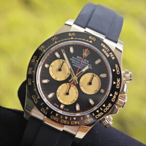 Rolex Daytona 116518 Devil's Eye, customized 1:1 best dial, hands, customized outer ring (chamfer consistent with GEN), case buckle polished twice and plated with 18K gold, Oysterflex strap, Dandong 4130 movement - Image 10