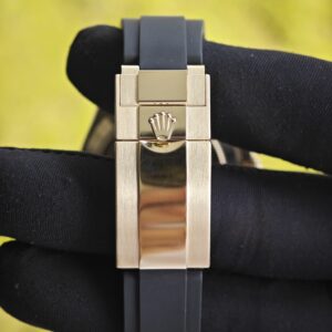 Rolex Daytona 116518 Devil's Eye, customized 1:1 best dial, hands, customized outer ring (chamfer consistent with GEN), case buckle polished twice and plated with 18K gold, Oysterflex strap, Dandong 4130 movement - Image 16