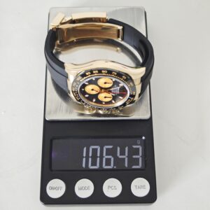 Rolex Daytona 116518 Devil's Eye, customized 1:1 best dial, hands, customized outer ring (chamfer consistent with GEN), case buckle polished twice and plated with 18K gold, Oysterflex strap, Dandong 4130 movement - Image 20