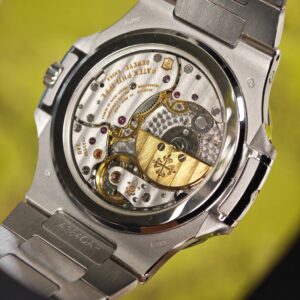 Patek Philippe Nautilus white gold 5740, 1:1 customized CNC18K pure gold case, 18K pure gold bracelet. Best substitute for disk pointer, ball top needle shaft, customized ACE240 integrated movement - Image 15