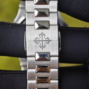 Patek Philippe Nautilus white gold 5740, 1:1 customized CNC18K pure gold case, 18K pure gold bracelet. Best substitute for disk pointer, ball top needle shaft, customized ACE240 integrated movement - Image 22