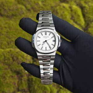 Patek Philippe 5711/1A Snow Mountain White, equipped with original genuine dial, hands, calendar, and original genuine 324 integrated movement, using original data German CNC technology 1:1 customized case and strap. - Image 30