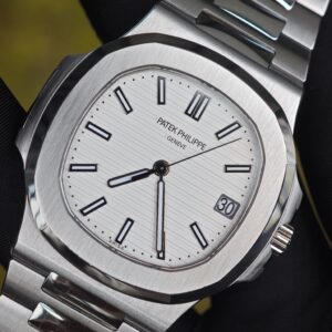 Patek Philippe 5711/1A Snow Mountain White, equipped with original genuine dial, hands, calendar, and original genuine 324 integrated movement, using original data German CNC technology 1:1 customized case and strap. - Image 38