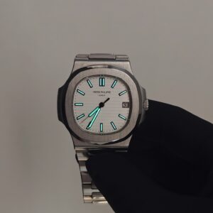 Patek Philippe 5711/1A Snow Mountain White, equipped with original genuine dial, hands, calendar, and original genuine 324 integrated movement, using original data German CNC technology 1:1 customized case and strap. - Image 54