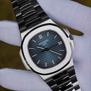 Patek Philippe 5711 blue dial, customized imported substitute dial, equipped with original genuine hands, calendar, and original genuine 324 movement, using original data German CNC technology 1:1 customized case and strap. - Image 9