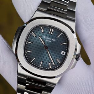 Patek Philippe 5711 blue dial, customized imported substitute dial, equipped with original genuine hands, calendar, and original genuine 324 movement, using original data German CNC technology 1:1 customized case and strap. - Image 10