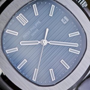 Patek Philippe 5711 blue dial, customized imported substitute dial, equipped with original genuine hands, calendar, and original genuine 324 movement, using original data German CNC technology 1:1 customized case and strap. - Image 11