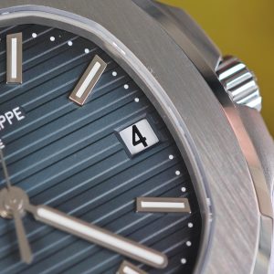 Patek Philippe 5711 blue dial, customized imported substitute dial, equipped with original genuine hands, calendar, and original genuine 324 movement, using original data German CNC technology 1:1 customized case and strap. - Image 13