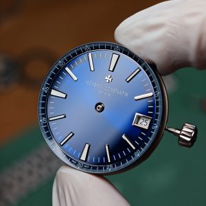 Vacheron Constantin 4500V blue dial, customized as the best alternative to blue dials, hands, and calendars. Strictly assembled according to Swiss craftsmanship standards, customized VC5100 integrated movement - Image 5