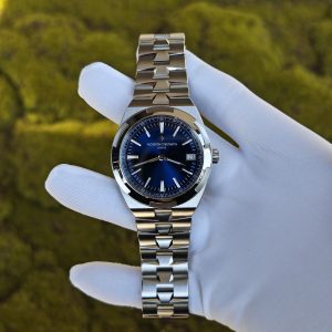 Vacheron Constantin 4500V blue dial, customized as the best alternative to blue dials, hands, and calendars. Strictly assembled according to Swiss craftsmanship standards, customized VC5100 integrated movement - Image 13