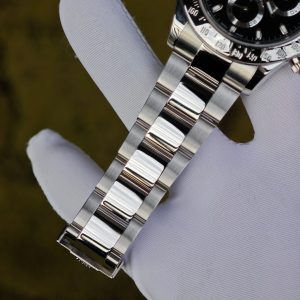 Rolex Daytona 116520 black dial with blue luminous hour markers. Equipped with five original accessories, including dial, bezel, hands, mirror, and crown. 1: 1CNC customized 904L stainless steel case and strap, Dandong 4130 integrated movement - Image 19