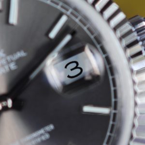 Rolex Day Date 228239 grey dial, heavy case, strap, electroplated 18K white gold craftsmanship, customized best alternative dial, hands, and date. 3255 integrated movement, assembled according to Swiss craftsmanship standards - Image 15