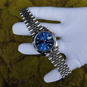 Rolex DateJust 36mm 126234 blue dial. Customize the best alternative dial, hands, and date, strictly assemble according to Swiss craftsmanship standards, manually polish the entire watch twice, ETA2836 movement - Image 3
