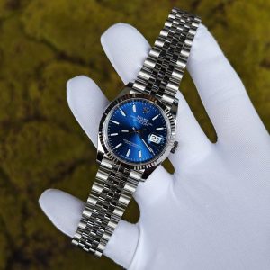 Rolex DateJust 36mm 126234 blue dial. Customize the best alternative dial, hands, and date, strictly assemble according to Swiss craftsmanship standards, manually polish the entire watch twice, ETA2836 movement - Image 4