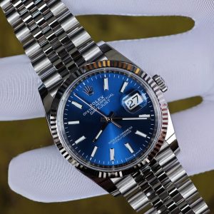 Rolex DateJust 36mm 126234 blue dial. Customize the best alternative dial, hands, and date, strictly assemble according to Swiss craftsmanship standards, manually polish the entire watch twice, ETA2836 movement - Image 6