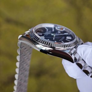 Rolex DateJust 36mm 126234 blue dial. Customize the best alternative dial, hands, and date, strictly assemble according to Swiss craftsmanship standards, manually polish the entire watch twice, ETA2836 movement - Image 11